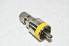 NEW Swagelok - QC4-KEY4 Quick Connect Coupling Fitting Yellow