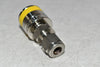 NEW Swagelok - QC4-KEY4 Quick Connect Coupling Fitting Yellow