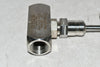 NEW Swagelok SS-5PDF8 Stainless Steel Rising Plug Screwed-Bonnet Needle Valve, Acetal Seat, 1/2 in. FNPT