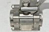 NEW SWAGELOK SS-67ESW24P Manual Stainless Socket Weld 1-1/2In Ball Valve