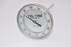 NEW Tel-Tru 0-200 DEG F Thermometer 5'' W x 9'' Stem