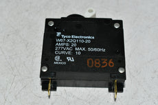 NEW Tyco Electronics W67-X2Q110-20 Circuit Breakers SWITCH 20A WH