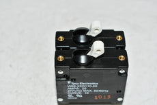 NEW Tyco Electronics W68-X2Q110-20 Circuit Breaker Magnetic (Hydraulic Delay) 20A 277 V AC DC Lever Panel Mount