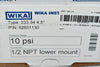 NEW Wika 233.34 52931130 Xsel 4-1/2In 1/2In 0-10Psi Npt Pressure Gauge
