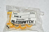 Pack of 10 NEW ALCOSWITCH - TE CONNECTIVITY 64E4 Lens, Round, Yellow