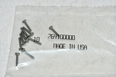 Pack of 10 NEW C&K 764100000 Switch Hardware MOUNTING SCREW FOR 7000 SERIES