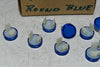 Pack of 10 NEW EAO 01-983.6 LENS RND BLU TRAN HOLES