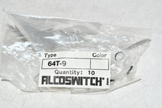 Pack of 10 NEW TE Connectivity ALCOSWITCH 64T9 LENS SET RECT WHITE Switch