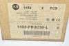 Pack of 2 NEW Allen Bradley 1492-FB3C30-L 3-Pole CC Illuminated Fuse