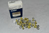 Pack of 32 NEW AMP 8-35110-1 Ring Terminal Connector 1/4 Stud Circular 10-12 AWG Crimp