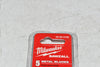 Pack of 5 NEW Milwaukee 48-00-5185 4-Inch 24 TPI Super Sawzall Blades