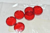 Pack of 6 NEW EAO 704.602.2  Switch Indicators LENS RND TPT RED