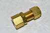 Pack of 8 NEW Swagelok B-810-71-4 Brass Pipe Adapter 1/2'' Tube 1/4'' Npt