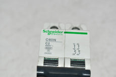 Schneider Electric C60N-C2 Circuit Breaker 2A 2 Pole