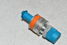 Swagelok QC6 Quick-Connect Coupler, Threads: 3/8'' NPT Male, Key: K2-Orange