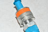 Swagelok QC6 Quick-Connect Coupler, Threads: 3/8'' NPT Male, Key: K2-Orange