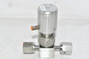 Swagelok SS-BNV51-DU-C 316L Stainless Steel High Purity Bellows Sealed Valve, 1/4 in. Female VCR Fitting