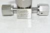 Swagelok SS-BNV51-DU-C 316L Stainless Steel High Purity Bellows Sealed Valve, 1/4 in. Female VCR Fitting