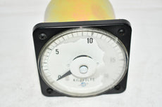 Yokogawa 103021PZXE7MJZ Voltmeter AC Panel Meter 0-18 AC Kilovolts  0-150VAC