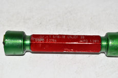 1-5/16-18 UNJEF-3B Thread Plug Gage Go PD 1.2764 No Go 1.2811