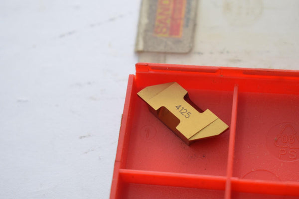 (1) NEW Sandvik TLG-3062L Grade 4125 Carbide Grooving Insert – VB ...