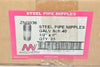 (25) NEW Matco-Norca ZNG036 Steel Pipe Nipple - Galvanized SCH 40 Material, 1/2 in x 6 in Pipe Size