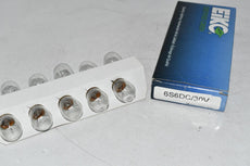 Pack of 10 NEW EIKO 6S6DC/30V Lamp, S6, Double Contact Bayonet, BA15d,0.02A,6W,130V,52 Lumens,Life 1500,40810