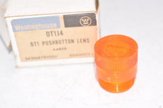 NEW Westinghouse 0T1J4 0T1 Pushbutton Lens Amber