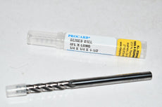 NEW Procarb 01EL 4FL X-Long 1/4 x 1/4 x 1-1/2'' Carbide Drill Cutter