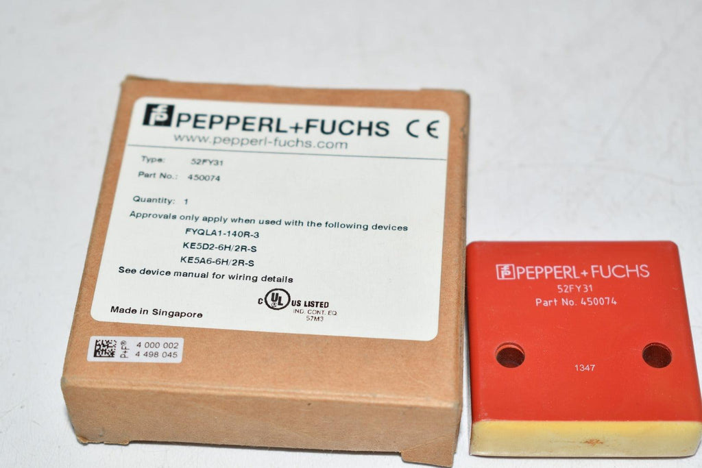 NEW Pepperl+Fuchs Factory Automation 52FY31 450074 Sensor, Magnetic Actuator