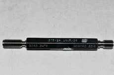 .375-24 UNJF-3B Thread Plug Gage Go PD .3479 No GO .3516