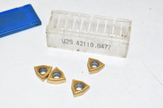 (4) NEW Komet W29 42110.0477 Grade W29 Carbide Inserts Indexable
