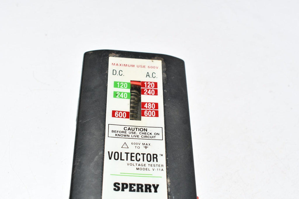 Sperry Model V11A Voltage Tester 600 Volts AC/DC Voltector Condition_Used