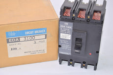 NEW IEM EDA3100, EDA-14KA Circuit Breaker 240 VAC 100 Amp 3 Pole Unit 40 DEG C
