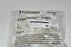 (50) NEW Thermo Scientific 368632 CryoTube, free standing round bottom; 1.8 mL Internal