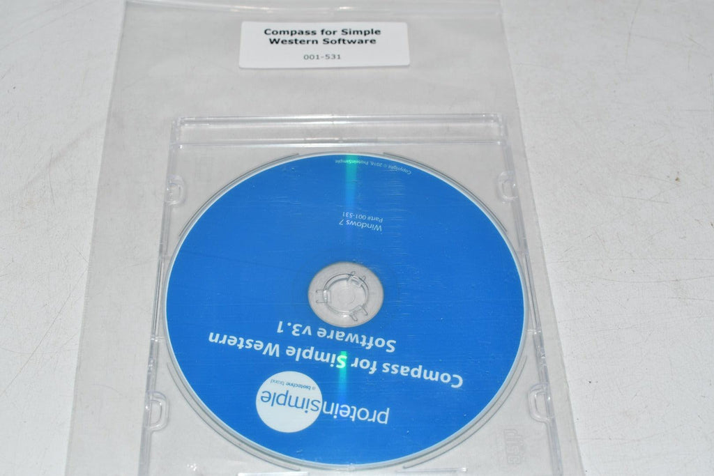 NEW Proteinsimple 001531 Compass Simple Western Software v3.1