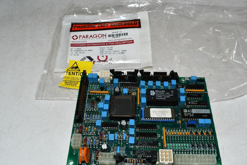 Miller Module Main Control Miller Electric 171525 CIRCUIT CARD ASSY, CONTROL PCB Board Module ...