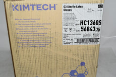 (200) NEW Kimberly Clark 56843 Kimtech Pure G3 Gloves Latex Size 6
