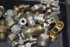 9 LB Lot of NEW & Used Brass Threaded Connector Fittings, Pipe Fittings, Mixed Lot