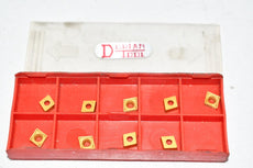 (9) NEW Dorian Tool CCMT-21.51-UM-DHCP25 Grade- DHCP25 Carbide Inserts Indexable