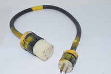 Leviton 2313 L5-20R 5266-C 5-15P Plug Receptacle 32'' OAL Power Cable