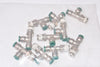 Lot of 10 NEW Applied Insta-Lok Male Run Tee Swivel Fittings, 1/4'' x 1/4'', 31856