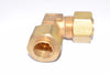 Lot of 4 NEW Parker Brass Union 90 Degree Elbow Fittings, 7/8'' OD , 1/2'' ID