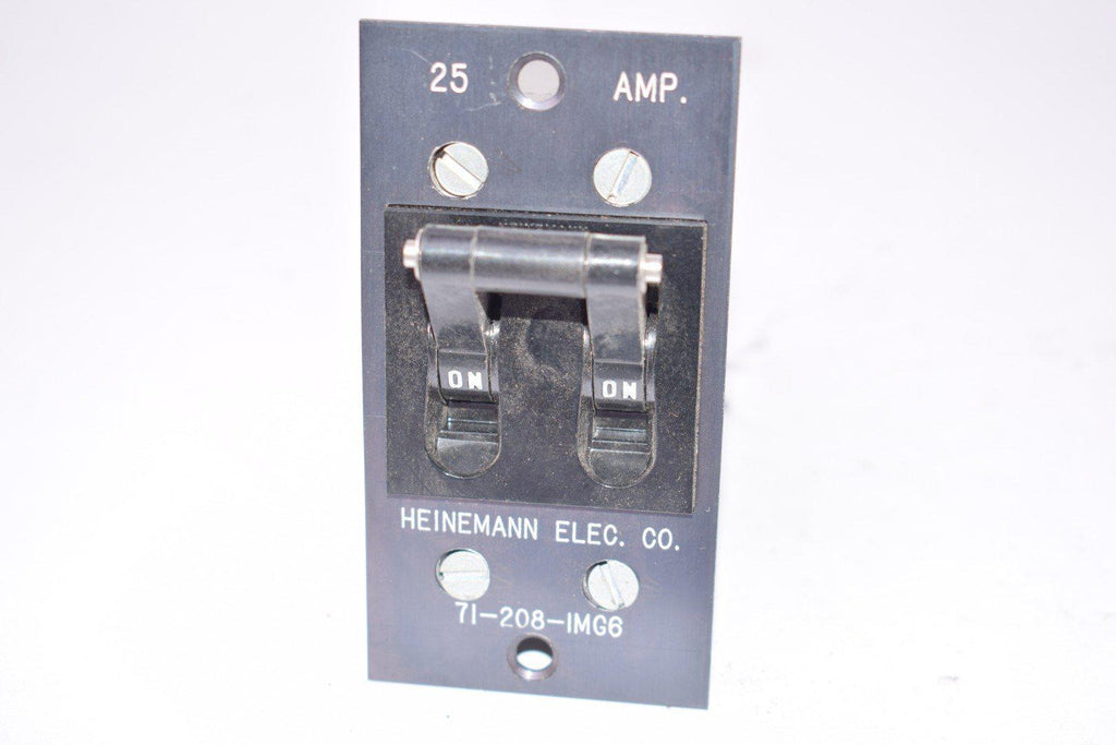 NEW Heinemann Electric 71208IMG6 CIRCUIT BREAKER SWITCH 25AMP