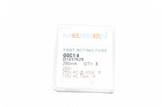 Pack of 5 NEW Mersen GGC1/4 Fast Acting Fuses
