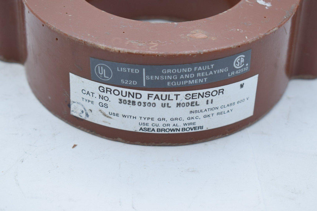 ABB 302B0300UL Ground Fault Sensor Type GS Insulation Class 0.6Kv Mode ...