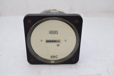 ABB Crompton Instruments 077-156A-PNZH 110V Panel Meter Hours Switchboard