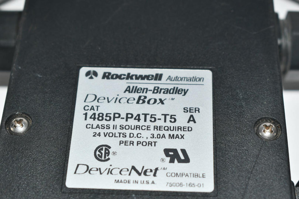 Allen Bradley 1485P-P4T5-T5 Device Box Ser. A With Cable DeviceNet – VB ...
