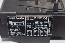 Allen Bradley 193-TA B40 Ser A Overload Relay 2.4-4A