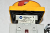 Allen Bradley 194E-E25-1753 Cracked Disconnect Switch, 3P, 2-Position, 25A, 690VAC, Red/Yellow Knob